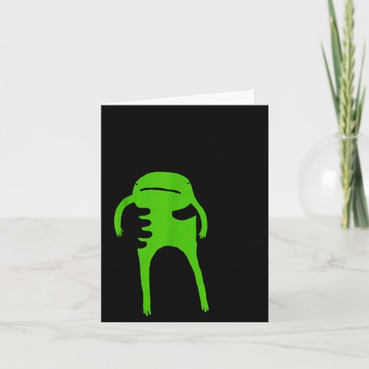Carte You Must Accept The Frog Funny Meme Saying Quote (Devant)