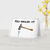 Carte You nailed it (Fleur jaune)