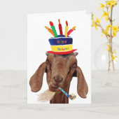 Carte You Ol's Goat (Fleur jaune)