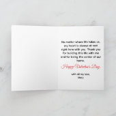 Carte You Plus Me Equals Home Valentine's Day  (Intérieur)