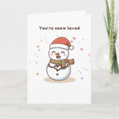 Carte You’re Snow Loved Cute Puchi Dōshi Card (Devant)