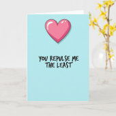 Carte You Repulse Me Least Love Card (Fleur jaune)