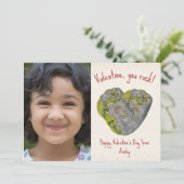 Carte You Rock Classroom Valentine Photo (Debout devant)