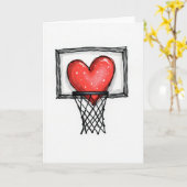 Carte You Score My Heart Card (Fleur jaune)