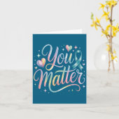 Carte You Suicide Prevention Awareness  (Fleur jaune)