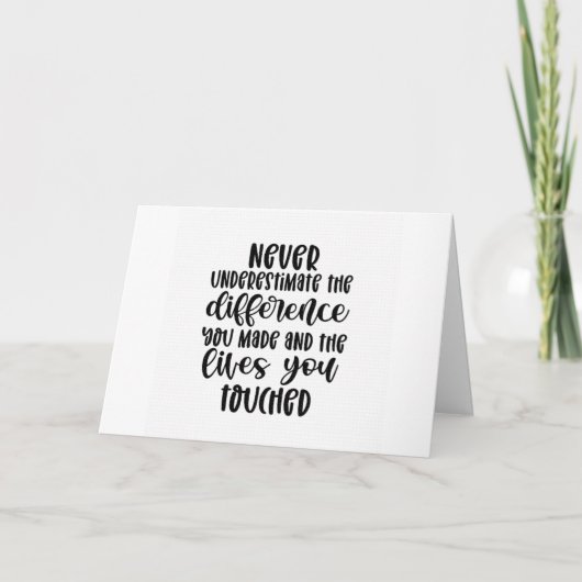 CARTE YOU WILL BE MISSED AT THE OFFICE "RETIREMENT" (Devant)