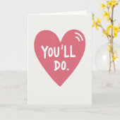Carte Youll Do Heart Love Card (Fleur jaune)
