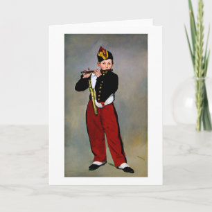 Carte Young Flutist, The Fifer, Edouard Manet, 1866