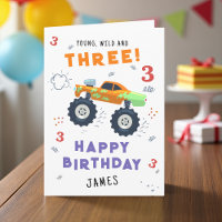 Young Wild Et Trois 3E Voiture Monster Enfants Ann