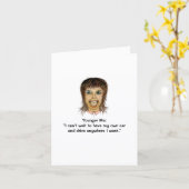Carte Younger and Older Self as Drivers Greeting Card (Fleur jaune)