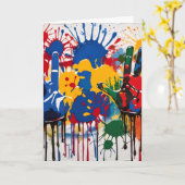 Carte Your Childs Artwork One Of A Kind Personalized (Fleur jaune)
