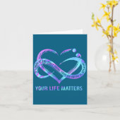 Carte Your Life S Suicide Prevention Awareness Stay  (Fleur jaune)