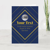 Carte Your Logo & Customizable Design Template (Devant)