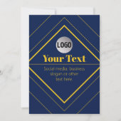 Carte Your Logo & Customizable Design Template (Devant)