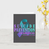Carte Your Story Is Not Over Stay Suicide Prevention Awa (Fleur jaune)