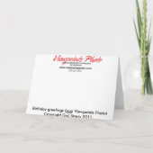 Carte You're 50 Birthday Card (Dos)