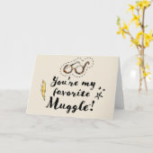 Carte You're My Favorite Muggle™ (Fleur jaune)