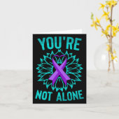 Carte Youre Not Alone Premium (Fleur jaune)