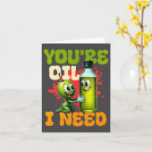 Carte Youre Oil I Need Premium  (Fleur jaune)