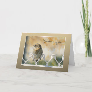 Carte You've been on my mind... Thinking of You Card