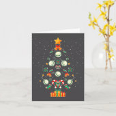 Carte Yoyo Christmas Tree Xmas  (Fleur jaune)