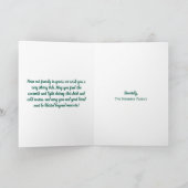 Carte Yule Bénédictions Solstice hiver neige Magick sorc (Intérieur)