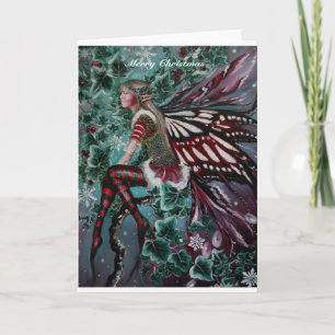 Carte Yule fairy Christmas card
