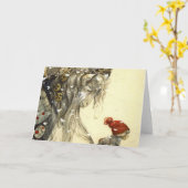 Carte Yule Goat John Bauer (Fleur jaune)