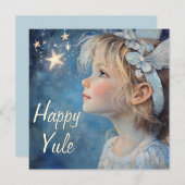 Carte Yule sucrée (Devant / Derrière)