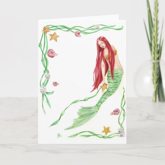 Carte Yule Tide salue par Deanna Bach Art (Devant)