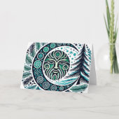 Carte Yule Winter Solstice Greenman (Devant)