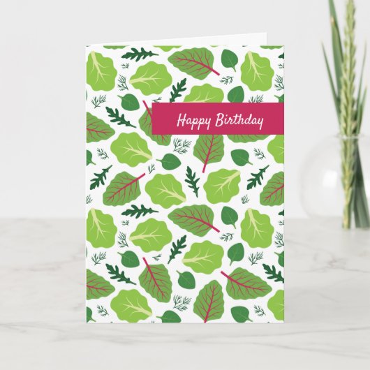 Carte Yummy Feuille (Devant)