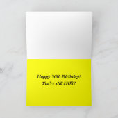 Carte Yung aucun cinquantième anniversaire de MOIS (Intérieur)