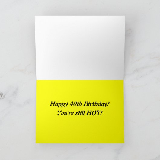 Carte Yung No Mo 40e anniversaire (Intérieur)