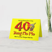 Carte Yung No Mo 40e anniversaire (Devant)