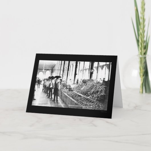 Carte Zacatecas, Mexique Marché alimentaire 1904 (Devant)