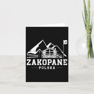 Carte Zakopane Polska Sports d'hiver Ski Snowboard