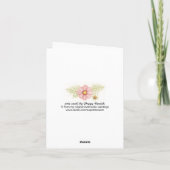 Carte Zantedeschia (Dos)