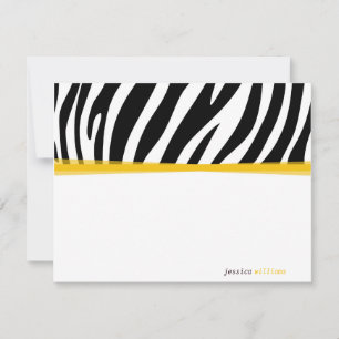 Carte Zany Zebra