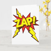 Carte Zap, Zing, Pow ! (Fleur jaune)
