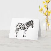 Carte Zebra (Fleur jaune)