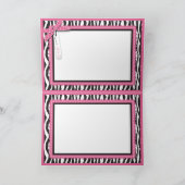 Carte Zebra Print & Baby Carriage (Intérieur)