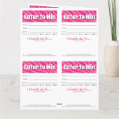 Carte Zebra Printable Vendor Slips – Editable Download (Dos)