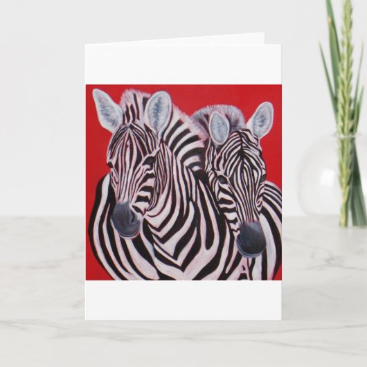 Carte Zebra Twins (Devant)