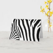 carte zèbre (Fleur jaune)