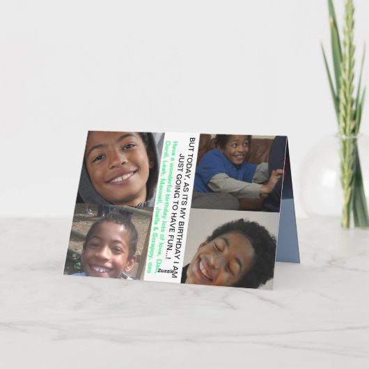 Carte Zed'a 11e anniversaire (Dos)