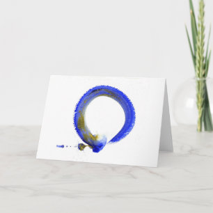 Carte Zen bleu Enso