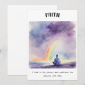 Carte Zen : Confiance dans le voyage (Devant / Derrière)