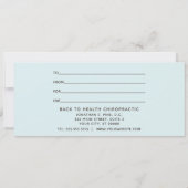 Carte Zen Pebbles & Ocean Chiropractic Certificat cadeau (Dos)