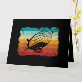 Carte Zeppelin Vintage rétro Dirigible Aéronef Zepplin L (Fleur jaune)